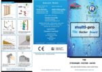 Multi-pro Tile Backer Leaflet