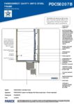 PDCS0207B – Window Head Detail 2D – Steel RESISTANT MR
