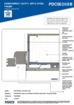 PDCS0208B – Window Jamb Detail 2D – Steel RESISTANT MR