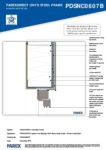 PDSNC0607B – Window Head Detail 2D – Steel RESISTANT MR