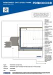 PDSNC0608B – Window Jamb Detail 2D – Steel RESISTANT MR