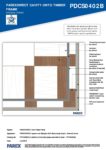 PDTC0402B – External Corner 2D – Timber RESISTANT MR