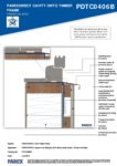 PDTC0406B – Window Cill Detail 2D – Timber RESISTANT MR