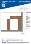 PDTNC0802B – External Corner 2D – Timber RESISTANT MR