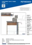 PDTNC0806B – Window Cill Detail 2D – Timber RESISTANT MR