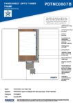 PDTNC0807B – Window Head Detail 2D – Timber RESISTANT MR