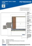 PDTNC0808B – Window Jamb Detail 2D – Timber RESISTANT MR