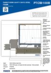 PTCS0108B – Window Jamb Detail 2D – Steel RESISTANT MR