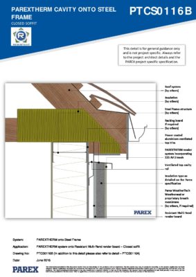 PTCS0116B – Closed Soffit 2D – Steel RESISTANT MR