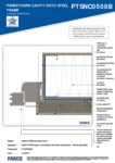 PTSNC0508B – Window Jamb Detail 2D – Steel RESISTANT MR