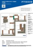 PTTC0304B – Stepped & Staggered Wall 2D – Timber RESISTANT MR