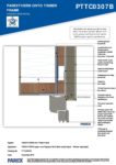 PTTC0307B – Window Head Detail 2D – Timber RESISTANT MR