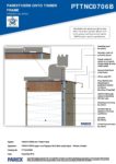 PTTNC0706B – Window Cill Detail 2D – Timber RESISTANT MR