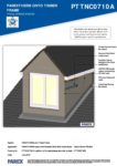 PTTNC0710A – Dormer Window 3D – Timber RESISTANT MR