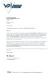 VPI Approval Letter – Resistant BASE BOARD 10mm 12mm_